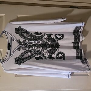 Womens plus size long sleeve top 3X